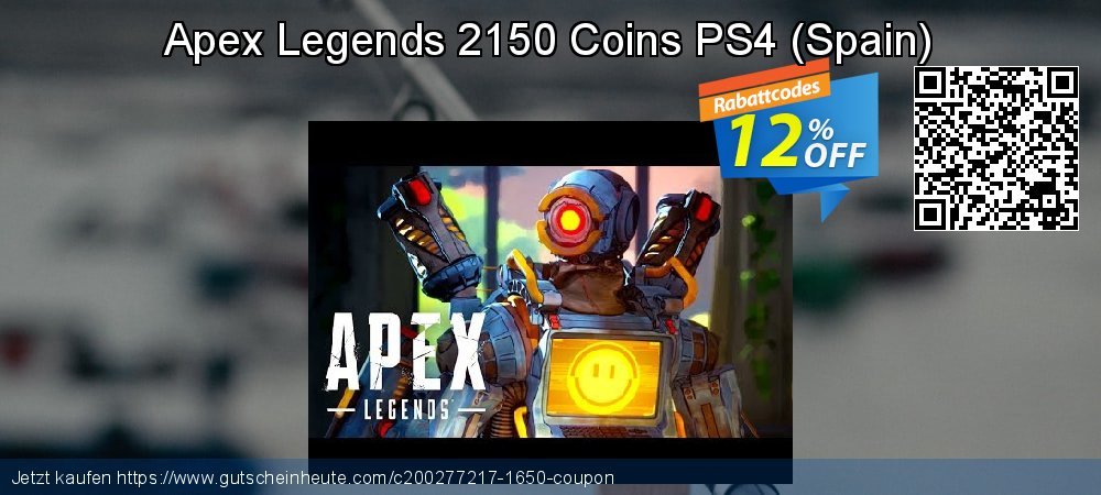 Apex Legends 2150 Coins PS4 - Spain  verwunderlich Disagio Bildschirmfoto