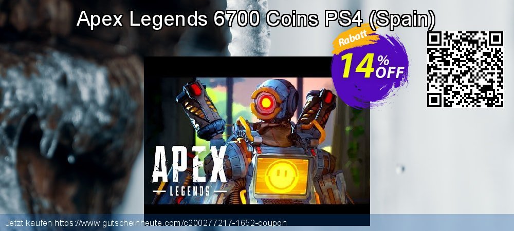Apex Legends 6700 Coins PS4 - Spain  Exzellent Ausverkauf Bildschirmfoto