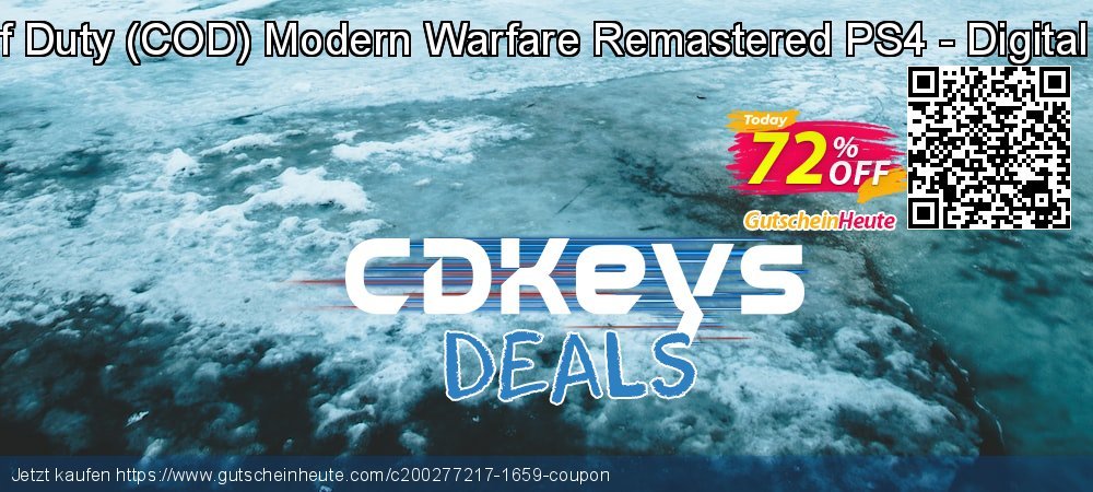 Call of Duty - COD Modern Warfare Remastered PS4 - Digital Code aufregende Rabatt Bildschirmfoto