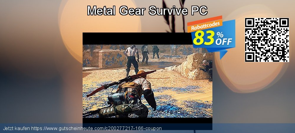 Metal Gear Survive PC geniale Förderung Bildschirmfoto