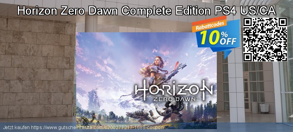 Horizon Zero Dawn Complete Edition PS4 US/CA umwerfenden Preisreduzierung Bildschirmfoto