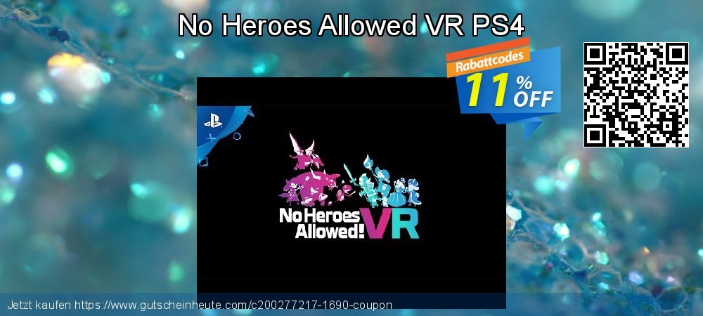 No Heroes Allowed VR PS4 aufregende Förderung Bildschirmfoto