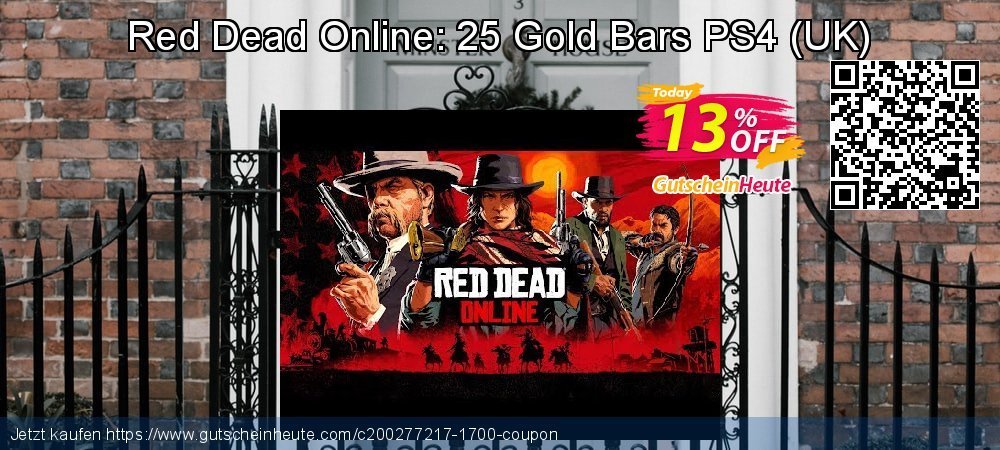 Red Dead Online: 25 Gold Bars PS4 - UK  erstaunlich Ermäßigung Bildschirmfoto