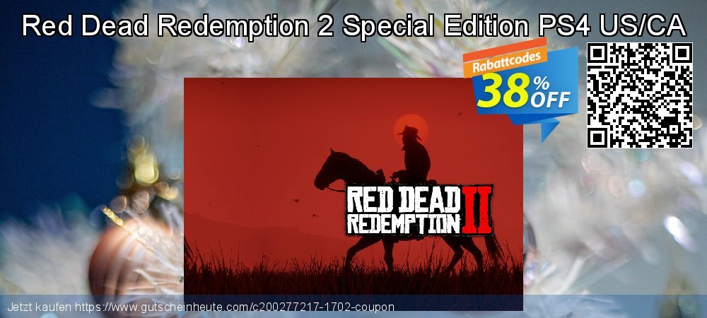 Red Dead Redemption 2 Special Edition PS4 US/CA fantastisch Verkaufsförderung Bildschirmfoto
