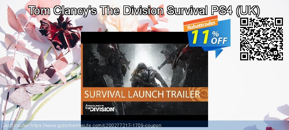Tom Clancy's The Division Survival PS4 - UK  wundervoll Sale Aktionen Bildschirmfoto