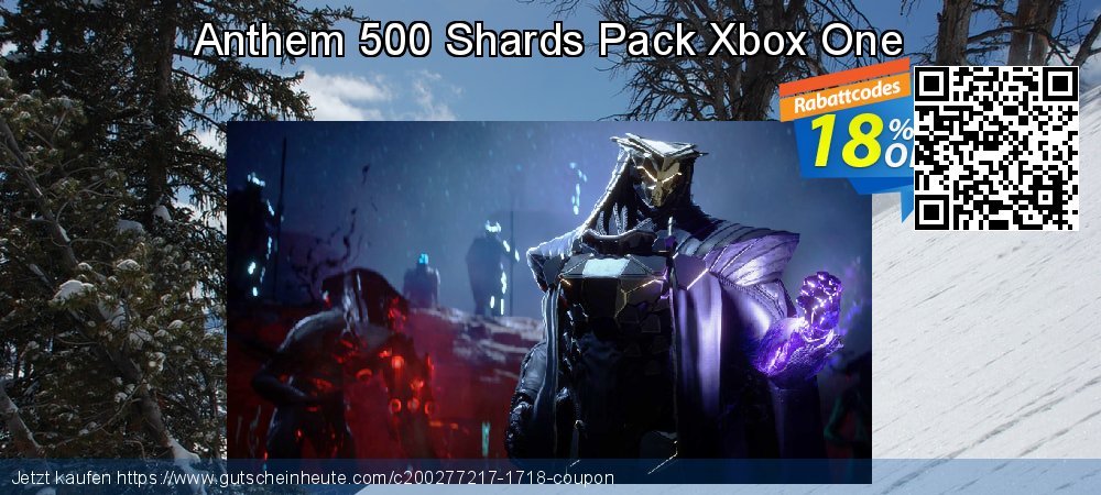 Anthem 500 Shards Pack Xbox One umwerfende Disagio Bildschirmfoto