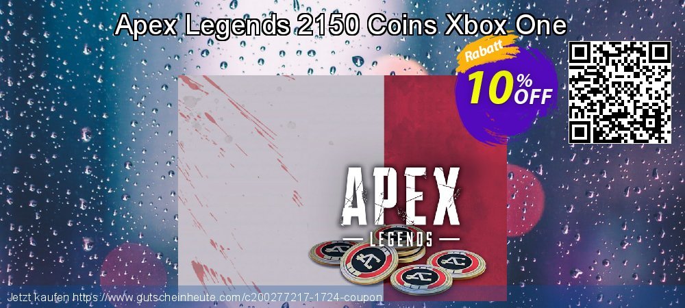 Apex Legends 2150 Coins Xbox One klasse Förderung Bildschirmfoto