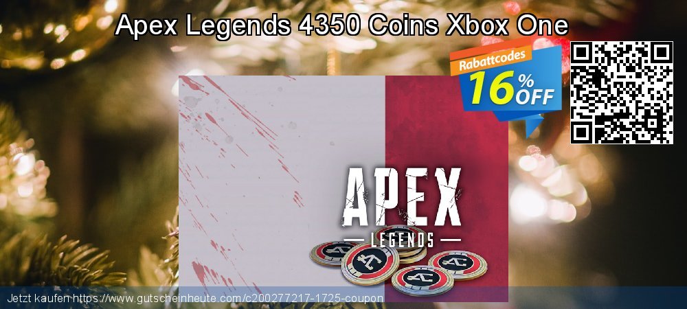 Apex Legends 4350 Coins Xbox One exklusiv Beförderung Bildschirmfoto
