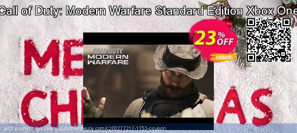 Call of Duty: Modern Warfare Standard Edition Xbox One genial Verkaufsförderung Bildschirmfoto