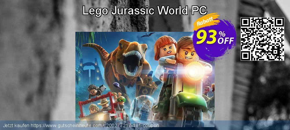 Lego Jurassic World PC wunderbar Preisreduzierung Bildschirmfoto