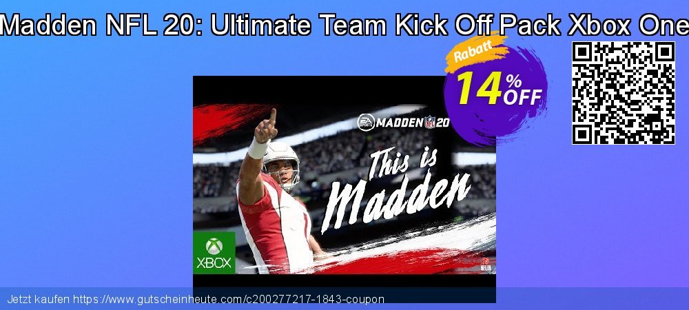 Madden NFL 20: Ultimate Team Kick Off Pack Xbox One umwerfenden Förderung Bildschirmfoto