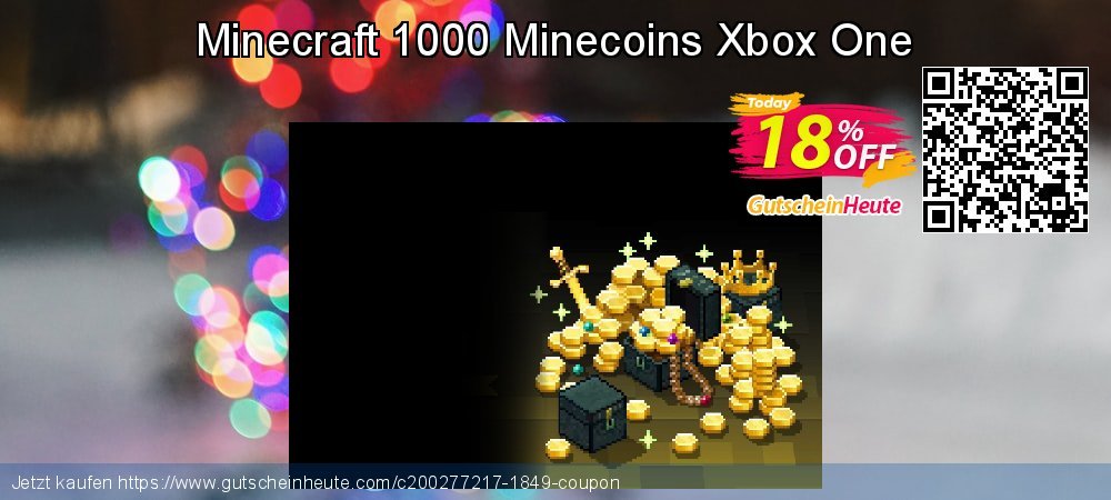 Minecraft 1000 Minecoins Xbox One exklusiv Angebote Bildschirmfoto
