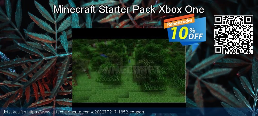 Minecraft Starter Pack Xbox One ausschließenden Diskont Bildschirmfoto