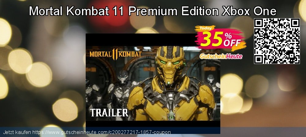 Mortal Kombat 11 Premium Edition Xbox One fantastisch Außendienst-Promotions Bildschirmfoto
