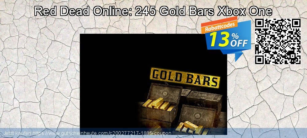 Red Dead Online: 245 Gold Bars Xbox One Sonderangebote Nachlass Bildschirmfoto