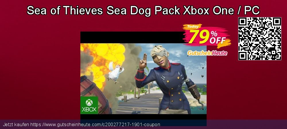 Sea of Thieves Sea Dog Pack Xbox One / PC beeindruckend Promotionsangebot Bildschirmfoto