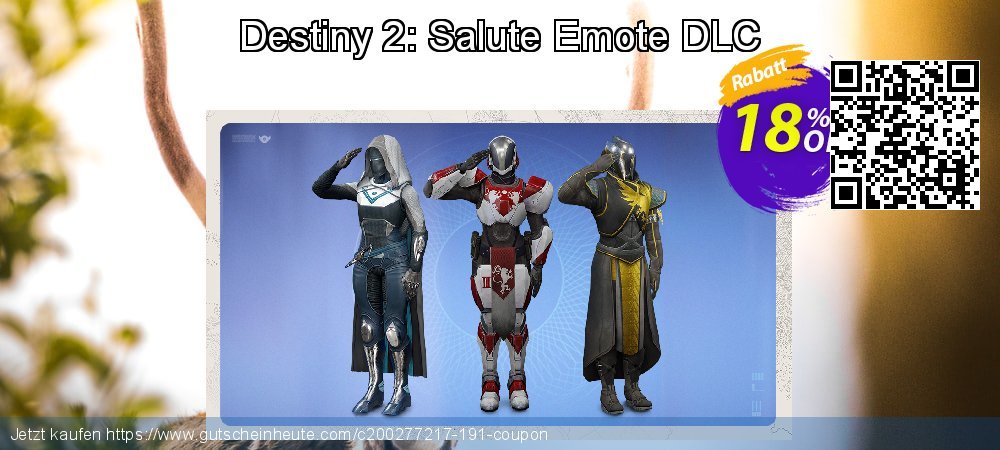 Destiny 2: Salute Emote DLC Exzellent Nachlass Bildschirmfoto