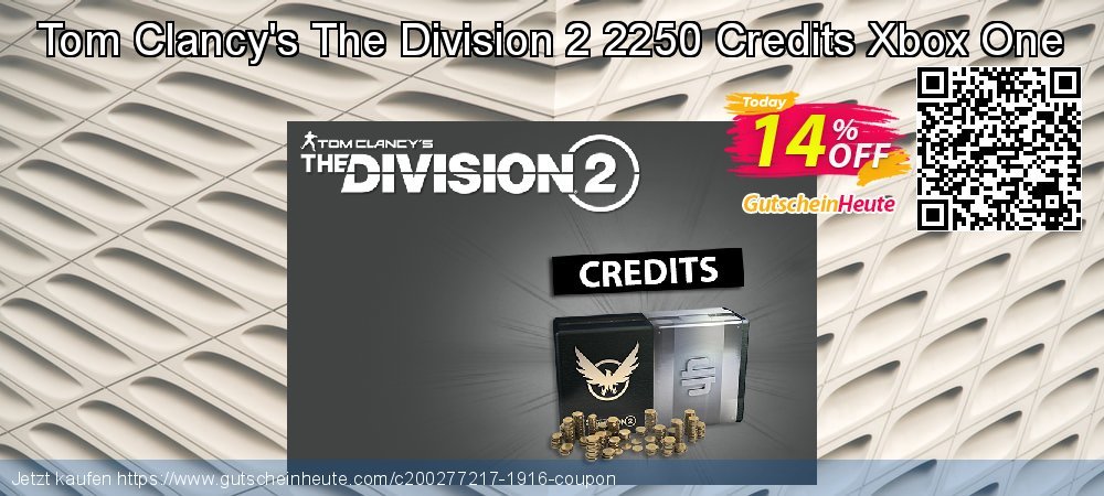 Tom Clancy's The Division 2 2250 Credits Xbox One Sonderangebote Preisnachlässe Bildschirmfoto