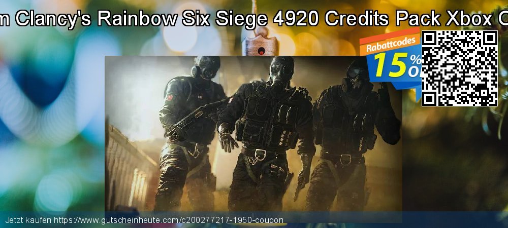 Tom Clancy's Rainbow Six Siege 4920 Credits Pack Xbox One fantastisch Preisnachlässe Bildschirmfoto