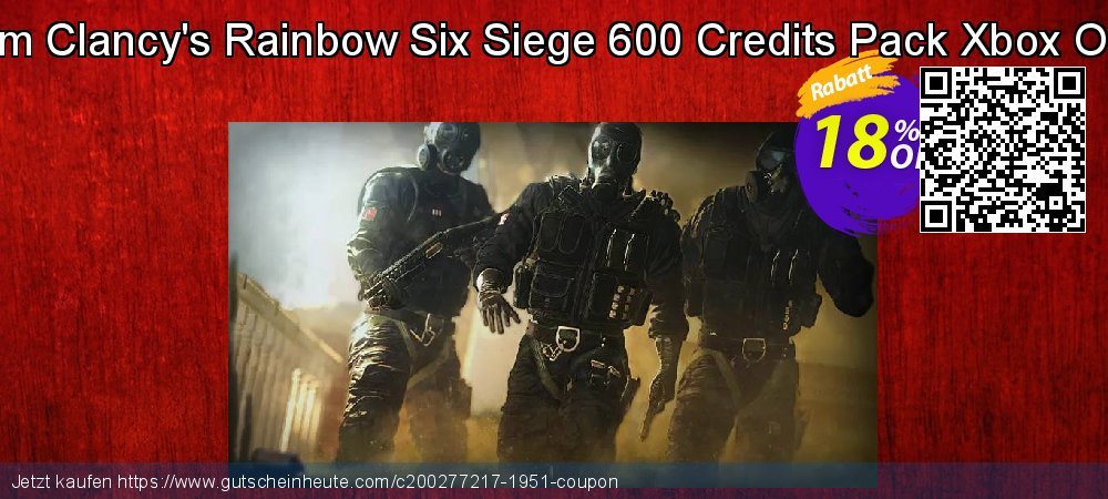Tom Clancy's Rainbow Six Siege 600 Credits Pack Xbox One großartig Angebote Bildschirmfoto