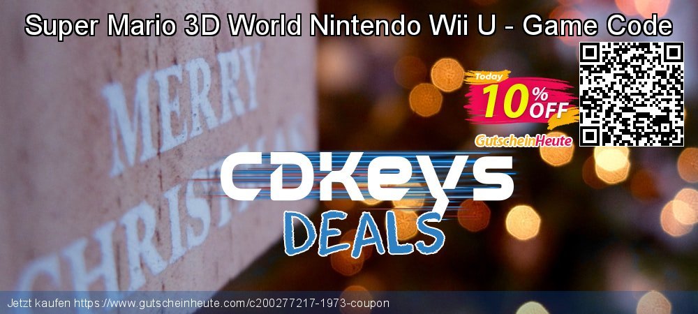 Super Mario 3D World Nintendo Wii U - Game Code exklusiv Disagio Bildschirmfoto