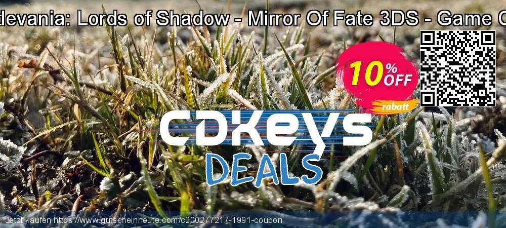 Castlevania: Lords of Shadow - Mirror Of Fate 3DS - Game Code verwunderlich Verkaufsförderung Bildschirmfoto