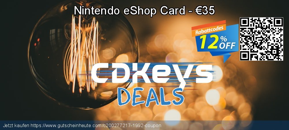 Nintendo eShop Card - €35 toll Ausverkauf Bildschirmfoto