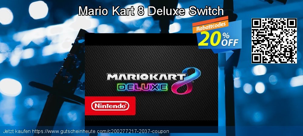 Mario Kart 8 Deluxe Switch ausschließlich Promotionsangebot Bildschirmfoto