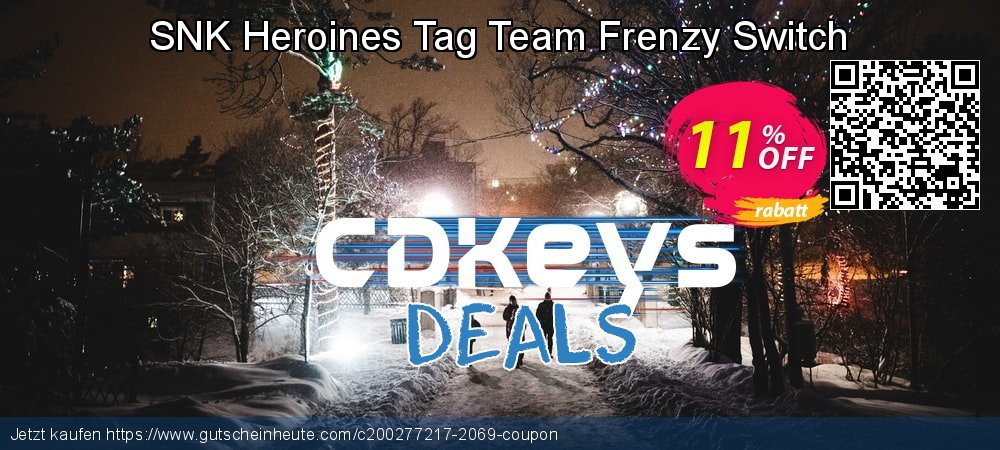 SNK Heroines Tag Team Frenzy Switch ausschließenden Preisnachlässe Bildschirmfoto