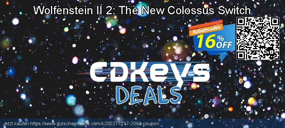 Wolfenstein II 2: The New Colossus Switch aufregende Verkaufsförderung Bildschirmfoto
