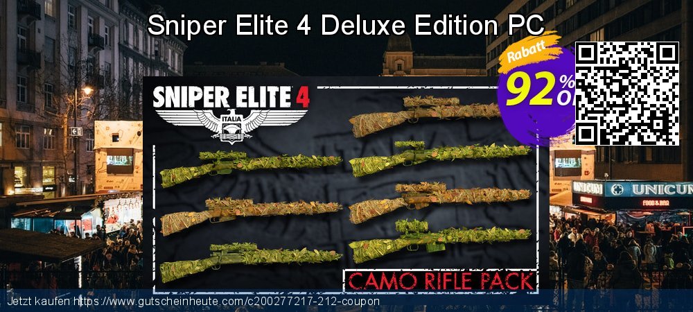 Sniper Elite 4 Deluxe Edition PC wunderbar Verkaufsförderung Bildschirmfoto