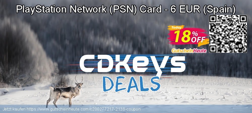 PlayStation Network - PSN Card - 6 EUR - Spain  wunderbar Angebote Bildschirmfoto