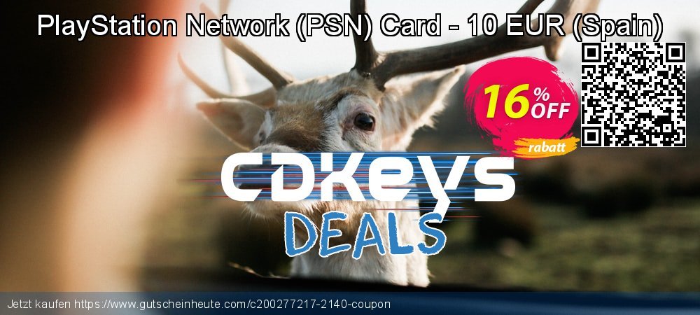 PlayStation Network - PSN Card - 10 EUR - Spain  super Nachlass Bildschirmfoto