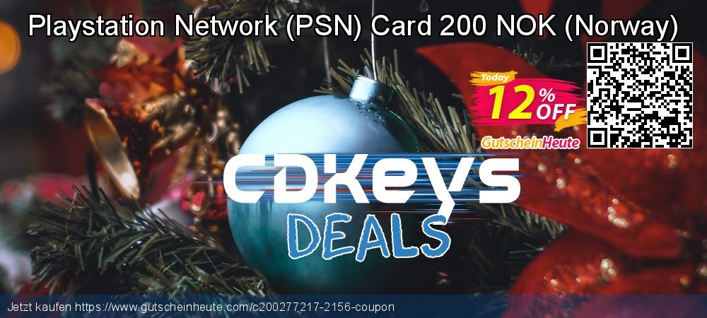 Playstation Network - PSN Card 200 NOK - Norway  genial Promotionsangebot Bildschirmfoto