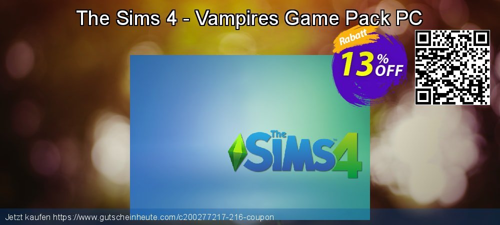 The Sims 4 - Vampires Game Pack PC verblüffend Preisnachlass Bildschirmfoto