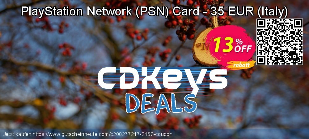PlayStation Network - PSN Card - 35 EUR - Italy  fantastisch Beförderung Bildschirmfoto