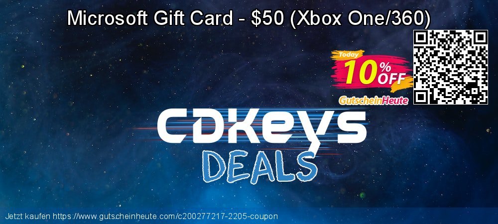 Microsoft Gift Card - $50 - Xbox One/360  wundervoll Preisnachlässe Bildschirmfoto