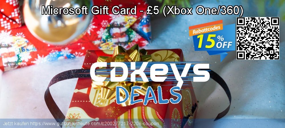 Microsoft Gift Card - £5 - Xbox One/360  verwunderlich Nachlass Bildschirmfoto