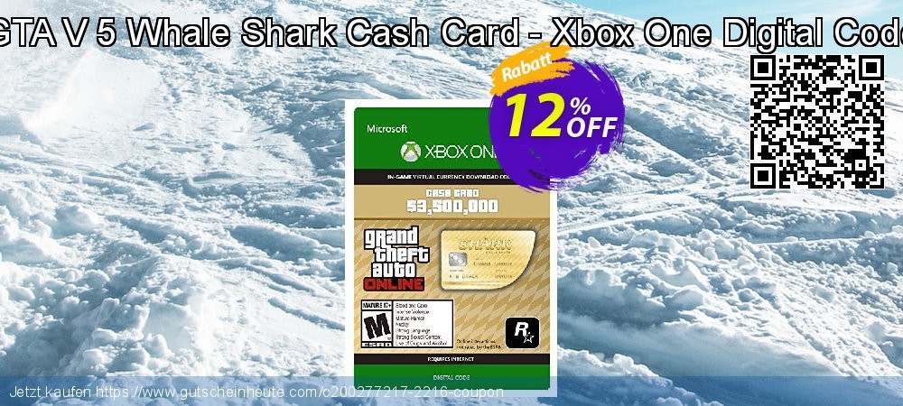 GTA V 5 Whale Shark Cash Card - Xbox One Digital Code geniale Preisnachlass Bildschirmfoto