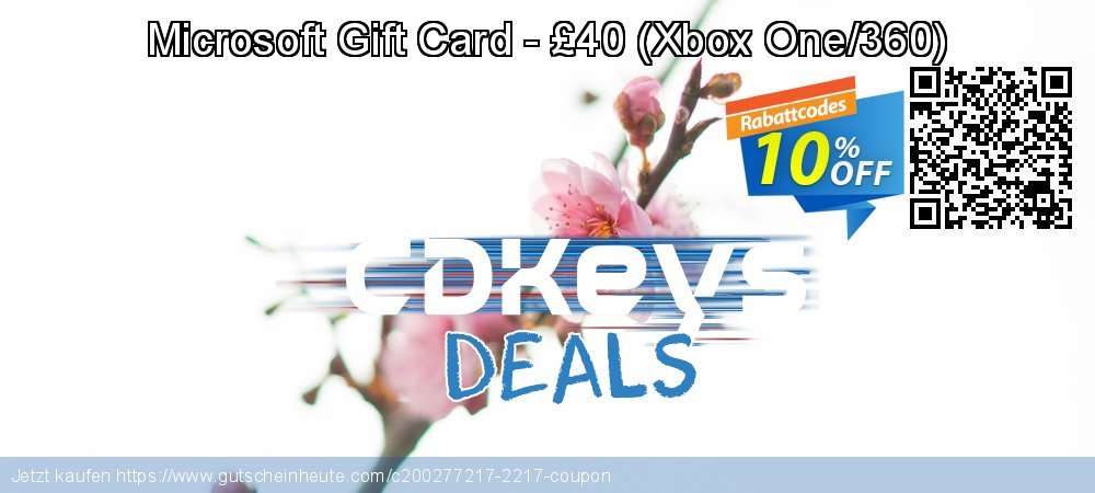 Microsoft Gift Card - £40 - Xbox One/360  aufregende Förderung Bildschirmfoto