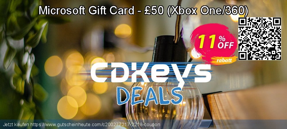 Microsoft Gift Card - £50 - Xbox One/360  genial Beförderung Bildschirmfoto