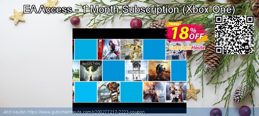 EA Access - 1 Month Subscription - Xbox One  ausschließlich Angebote Bildschirmfoto