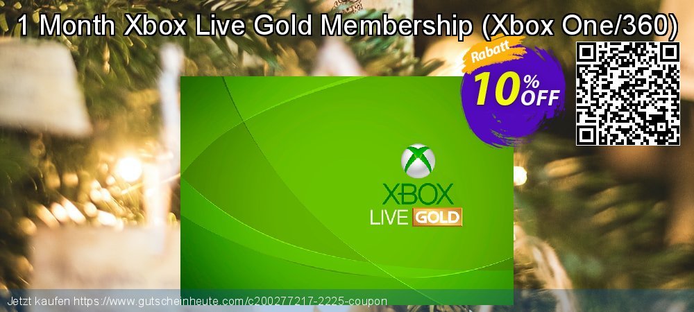 1 Month Xbox Live Gold Membership - Xbox One/360  besten Nachlass Bildschirmfoto