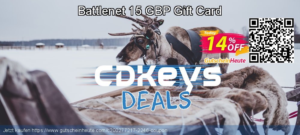 Battlenet 15 GBP Gift Card umwerfenden Verkaufsförderung Bildschirmfoto