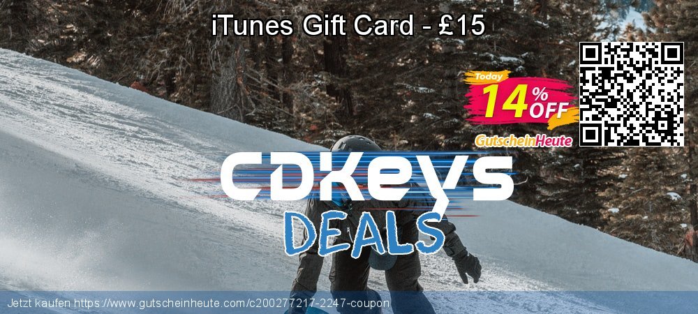 iTunes Gift Card - £15 geniale Ausverkauf Bildschirmfoto