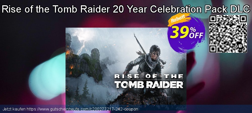 Rise of the Tomb Raider 20 Year Celebration Pack DLC großartig Nachlass Bildschirmfoto