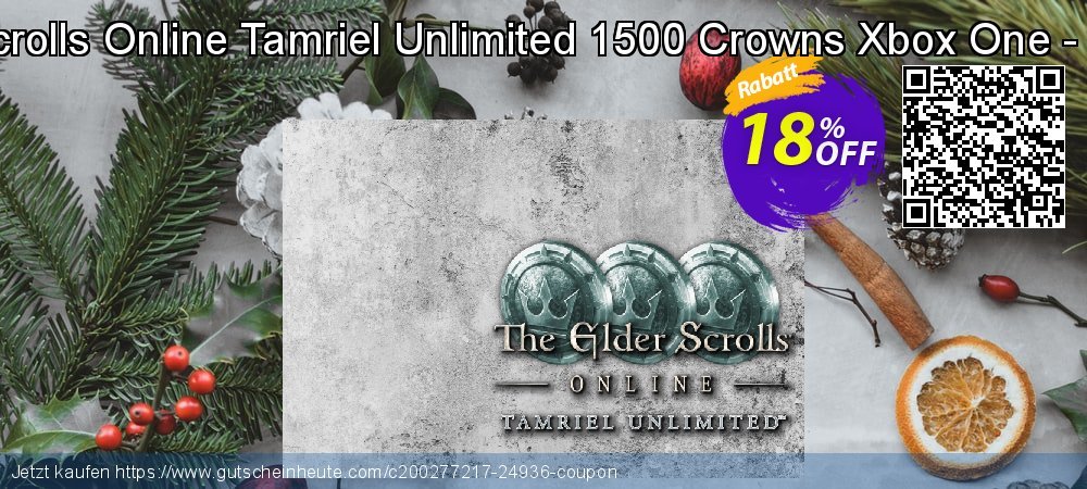 The Elder Scrolls Online Tamriel Unlimited 1500 Crowns Xbox One - Digital Code verblüffend Preisnachlass Bildschirmfoto