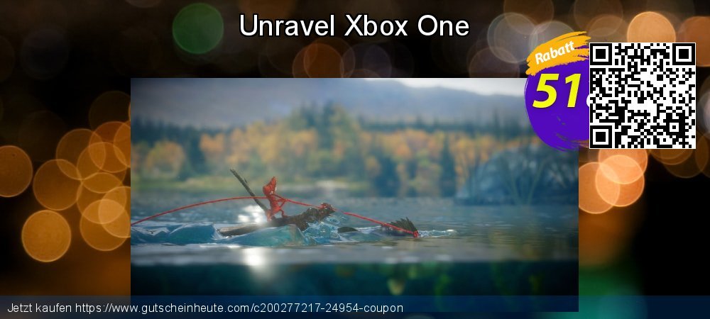 Unravel Xbox One uneingeschränkt Förderung Bildschirmfoto