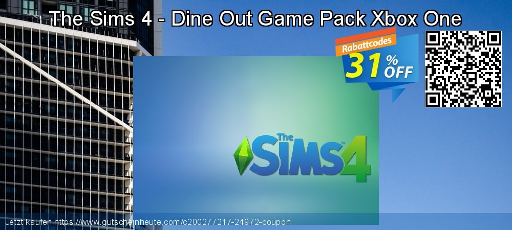 The Sims 4 - Dine Out Game Pack Xbox One toll Beförderung Bildschirmfoto