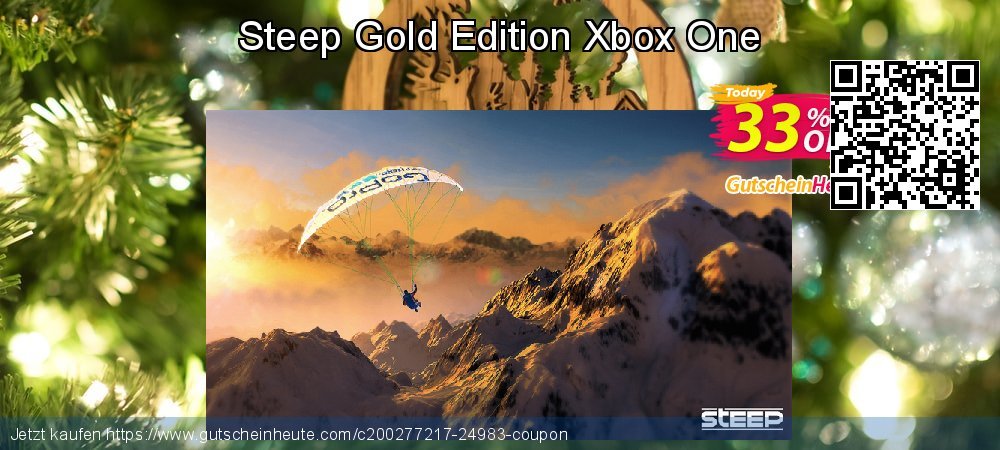 Steep Gold Edition Xbox One klasse Verkaufsförderung Bildschirmfoto